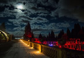 Beleuchtung der Hochzeit auf der Insel Mainau mit Gräfin Bernadotte