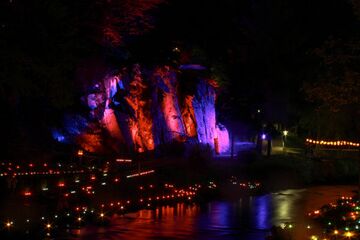 Enzbeleuchtung Kurpark Bad Wildbad 2016