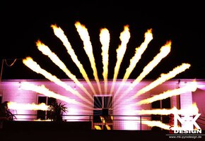 Hochzeitsfeuerwerk an der Trinkhalle bei Bad Wildbad