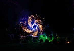 Musikfeuerwerk zur Hochzeit am Eventpalast Kirchheim/ Teck