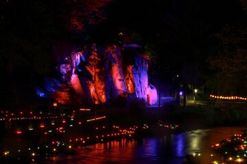 Enzbeleuchtung Kurpark Bad Wildbad 2016