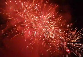 Hochzeitsfeuerwerk in der Wiesenkelter Verrenberg bei Heilbronn