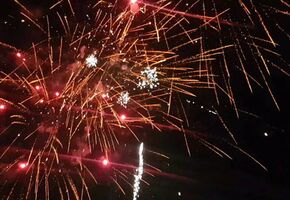 Geburtstagsfeuerwerk in Deckenpfronn bei Calw