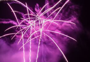 Showfeuerwerk auf Schloss Weitenburg