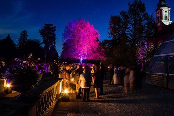 Musikfeuerwerk auf der Insel Mainau